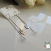 Сережки протяжки Герб України Тризуб. TTM Stainless Steel. Сталь. Xuping 